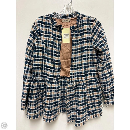 Blazer By Southern Stitch In Blue & Cream, Size: S