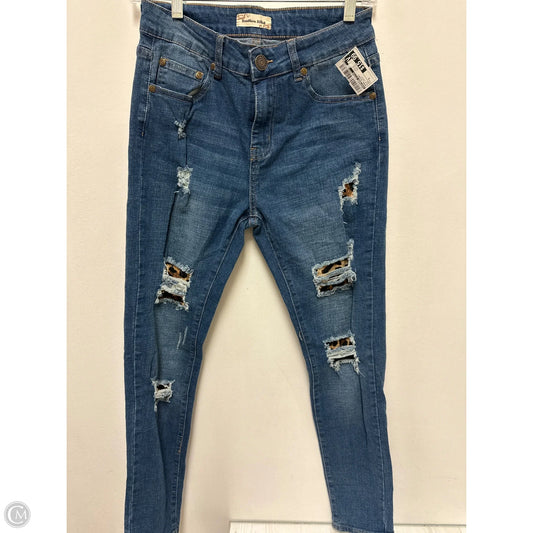 Jeans Skinny By Southern Stitch In Blue Denim, Size: 6