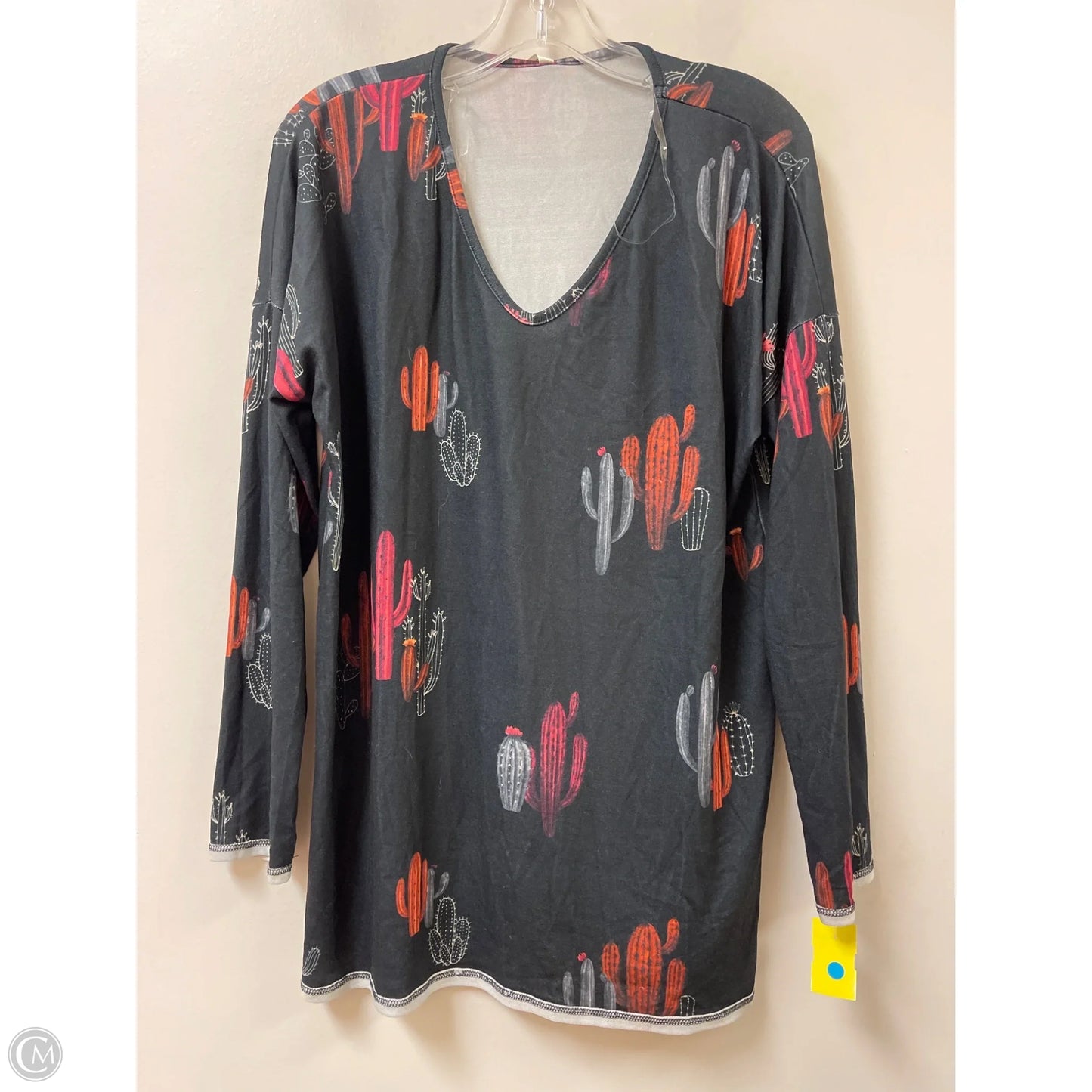 Top Long Sleeve By Clothes Mentor In Black, Size: S
