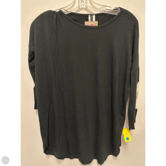 Top Long Sleeve By Bellamie In Black, Size: L