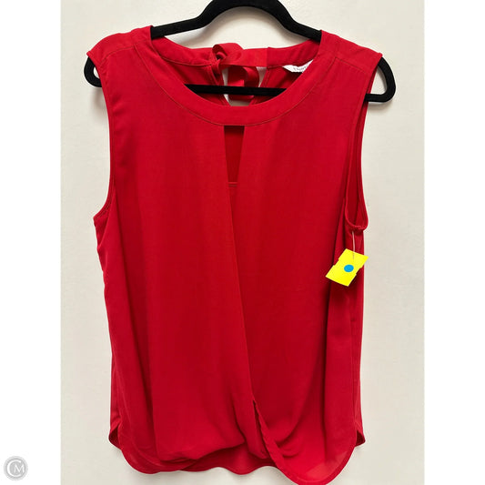 Top Sleeveless By 41 Hawthorn In Red, Size: L