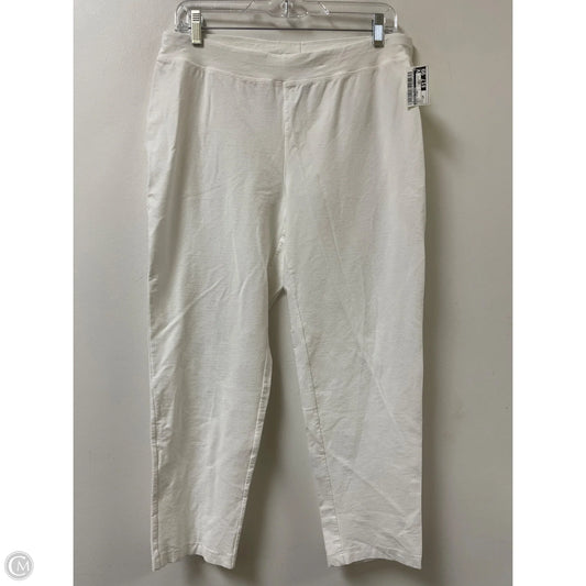 Pants Other By Eileen Fisher In White, Size: 12p