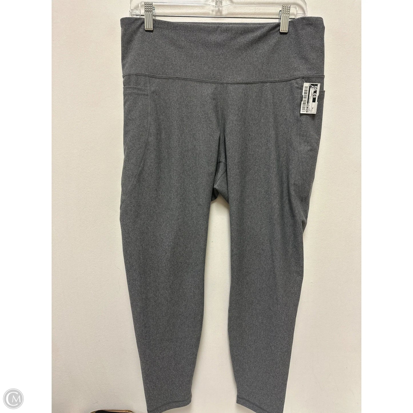 Athletic Leggings By Old Navy In Grey, Size: Xl