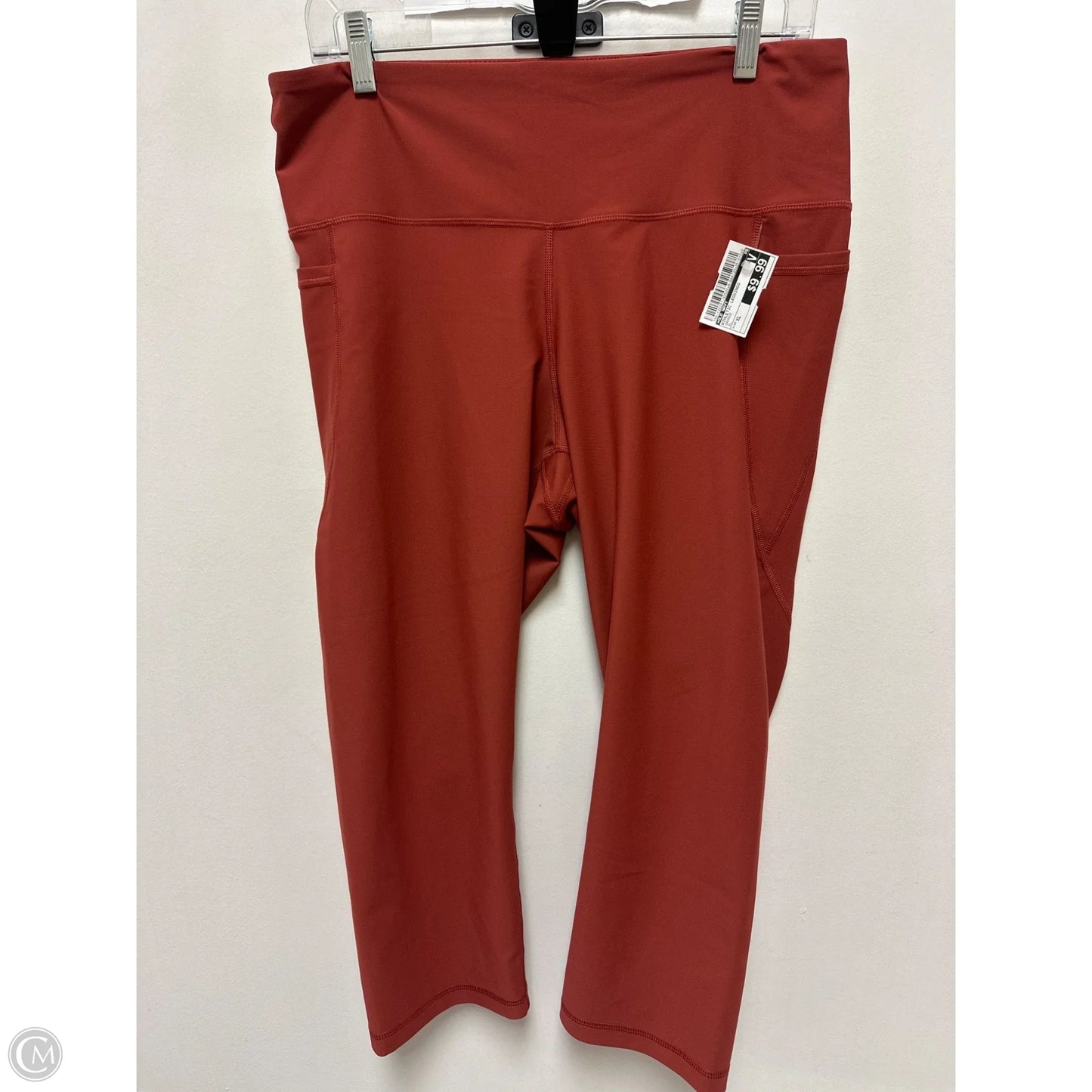 Athletic Leggings By Old Navy In Orange, Size: Xl