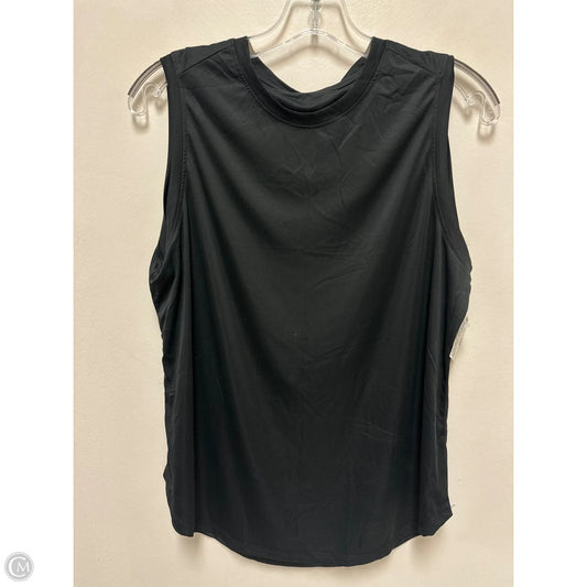 Athletic Tank Top By Clothes Mentor In Black, Size: L