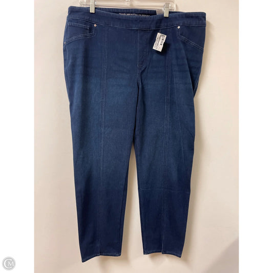 Jeans Skinny By Chicos In Blue Denim, Size: 20
