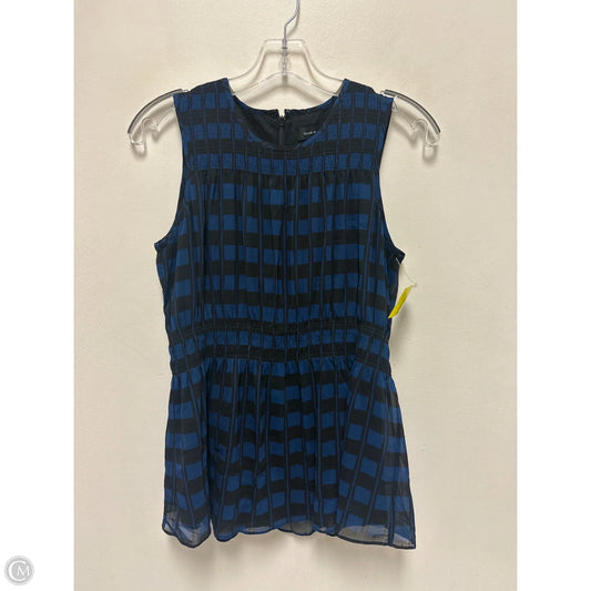 Top Sleeveless By Club Monaco In Black & Blue, Size: S