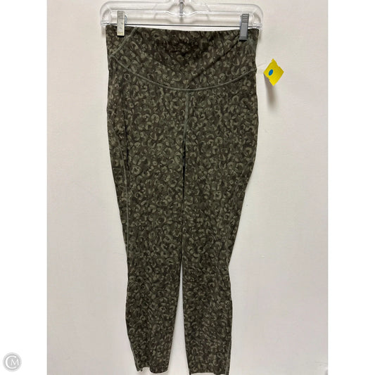 Athletic Leggings By Lululemon In Green, Size: 8