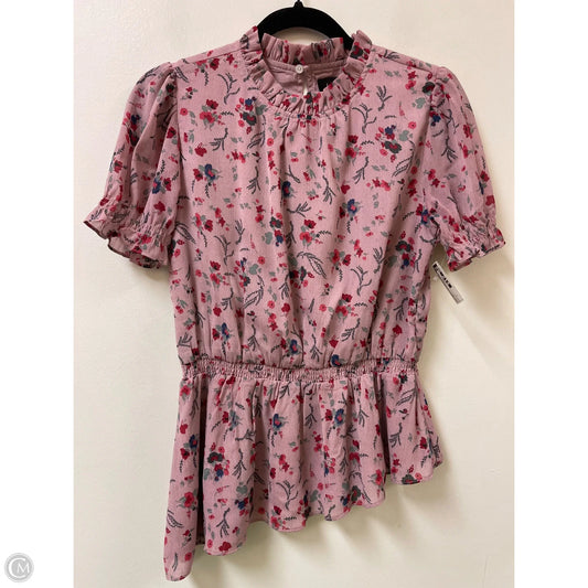 Top Short Sleeve By Lea & Viola In Purple, Size: S