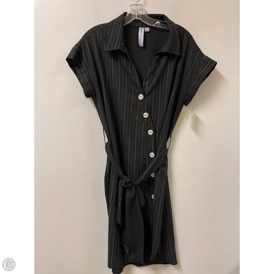 Dress Casual Short By Emma And Michele In Black & Grey, Size: L