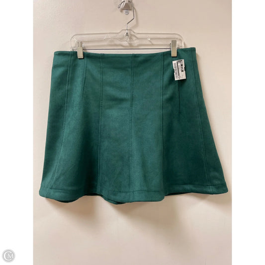 Skirt Mini & Short By Loft In Green, Size: 12