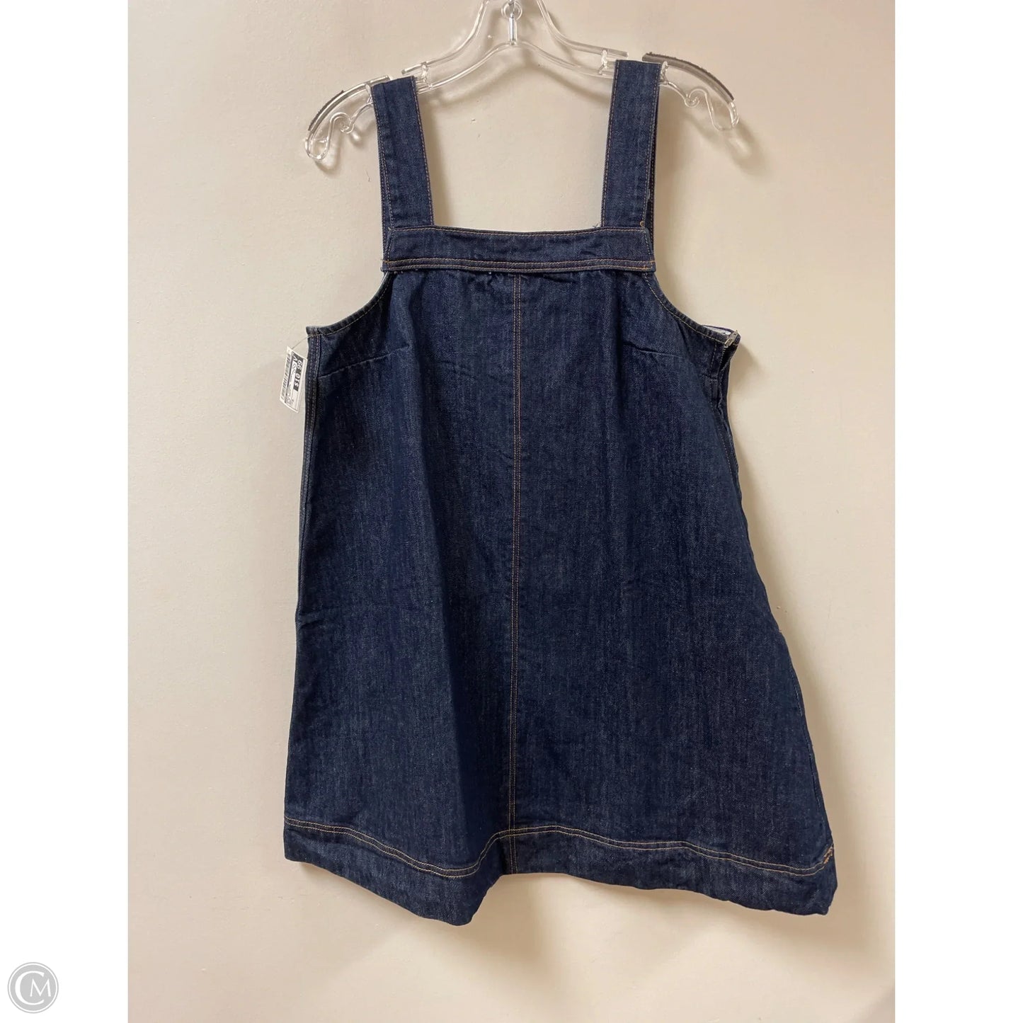 Dress Casual Short By Top Shop In Blue Denim, Size: M