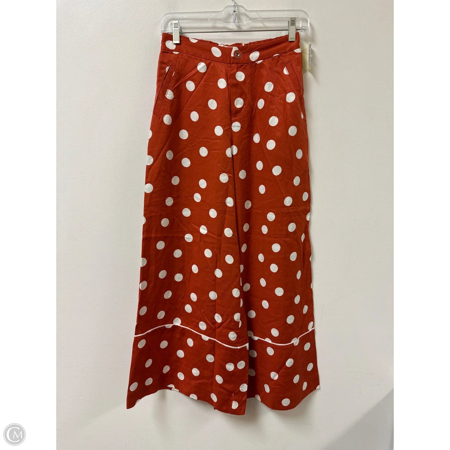 Pants Wide Leg By Maeve In Polkadot Pattern, Size: 0p