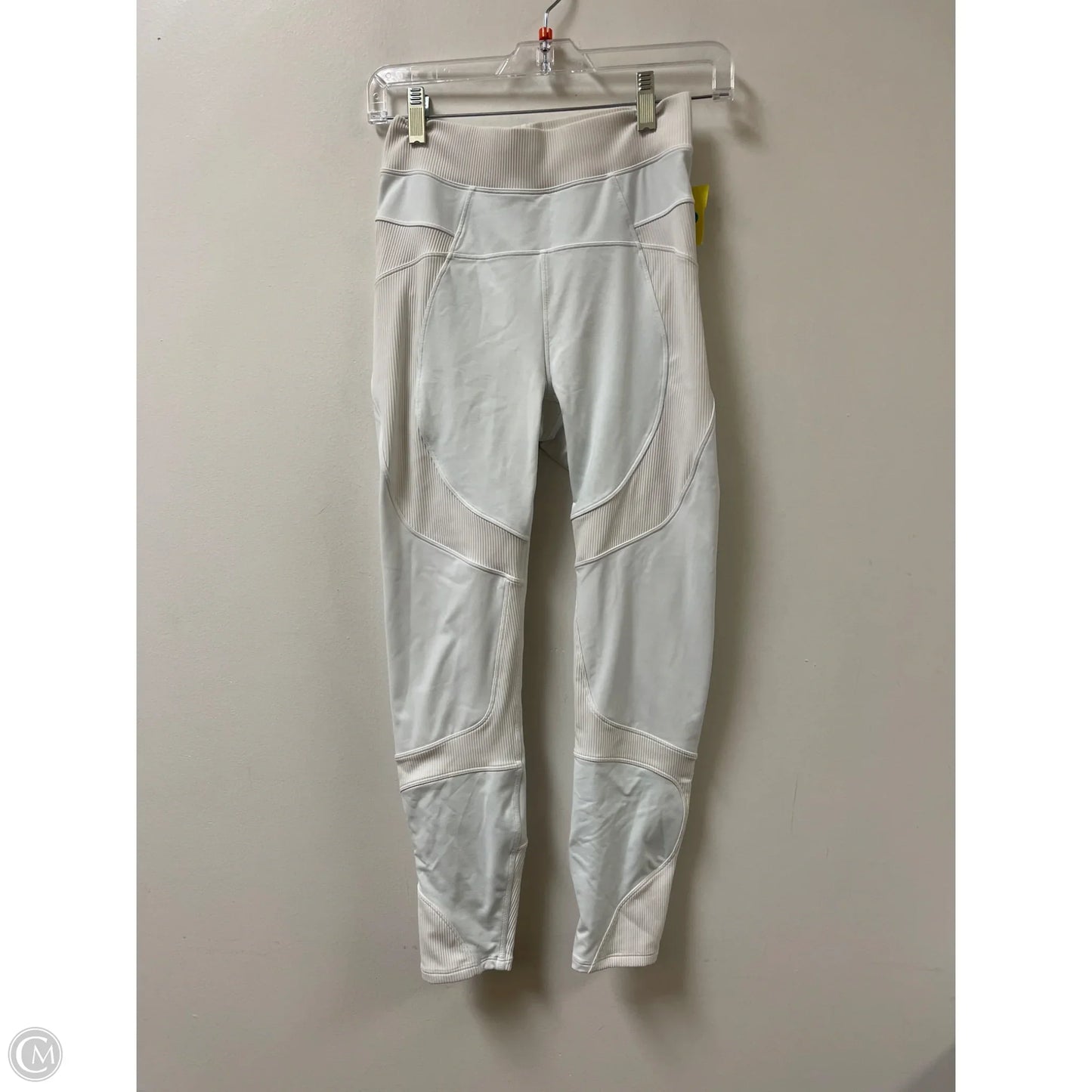 Athletic Leggings By Lululemon In White, Size: S