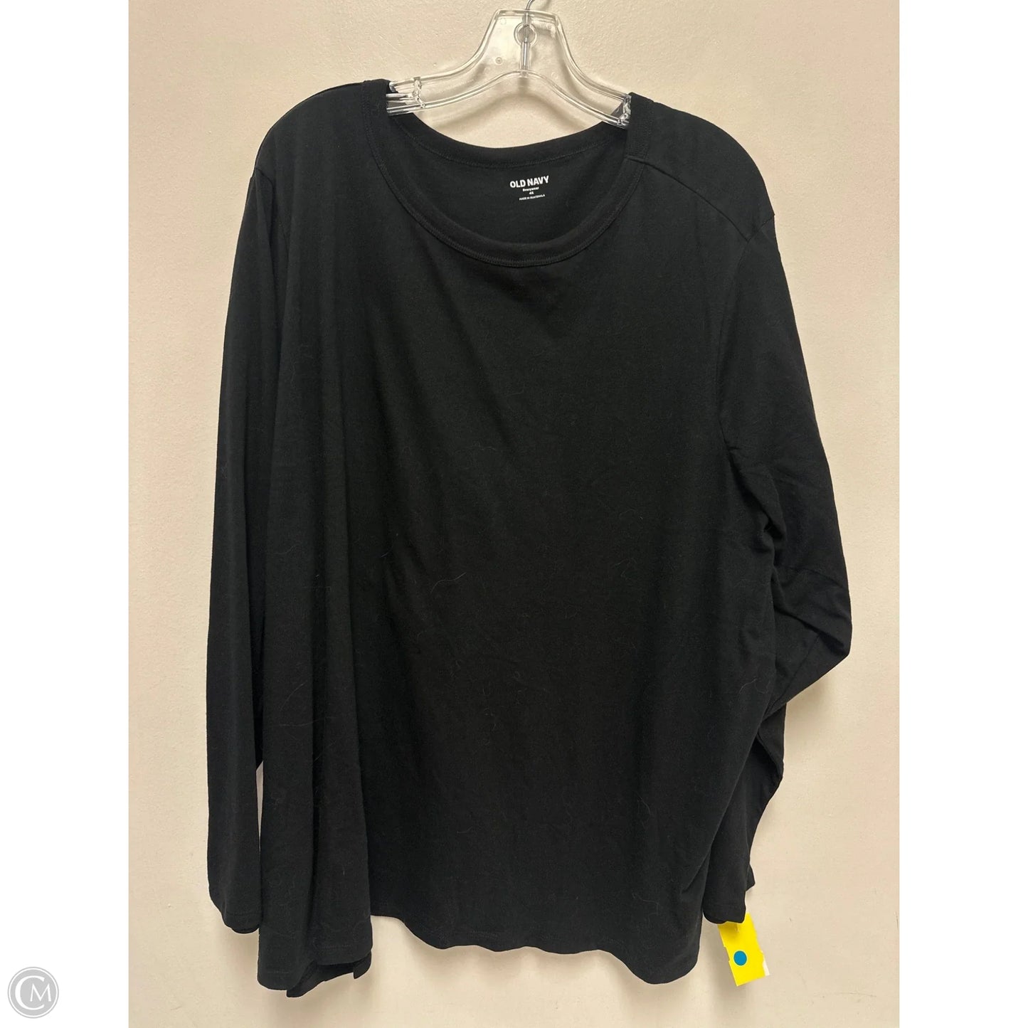 Top Long Sleeve By Old Navy In Black, Size: 4x