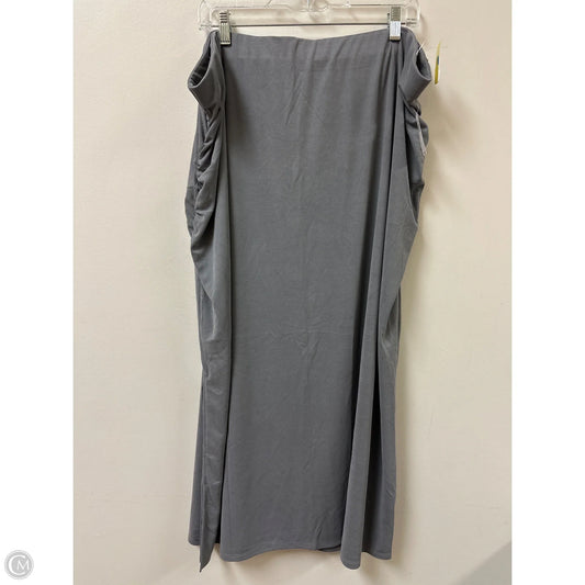 Skirt Maxi By Old Navy In Grey, Size: 3x