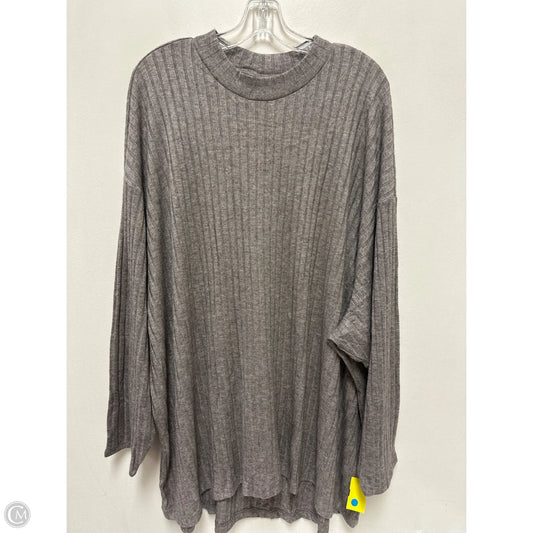 Top Long Sleeve By Old Navy In Brown, Size: 4x