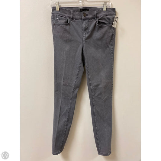 Jeans Skinny By Ann Taylor In Grey Denim, Size: 4