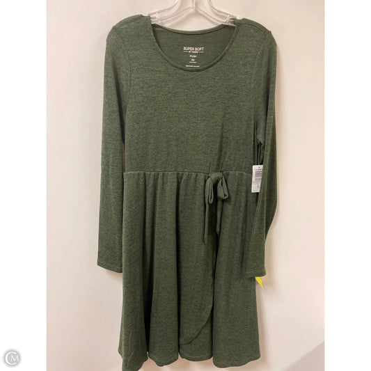 Dress Casual Midi By Torrid In Green, Size: L