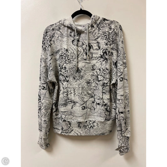 Athletic Sweatshirt Hoodie By Athleta In Black & Grey, Size: Xs