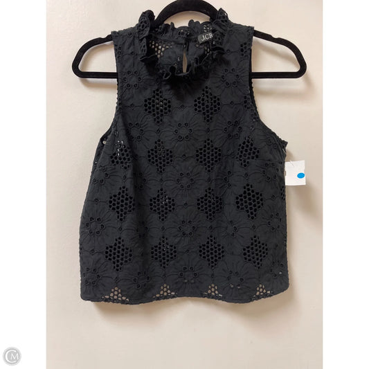 Top Sleeveless By J. Crew In Black, Size: Xs
