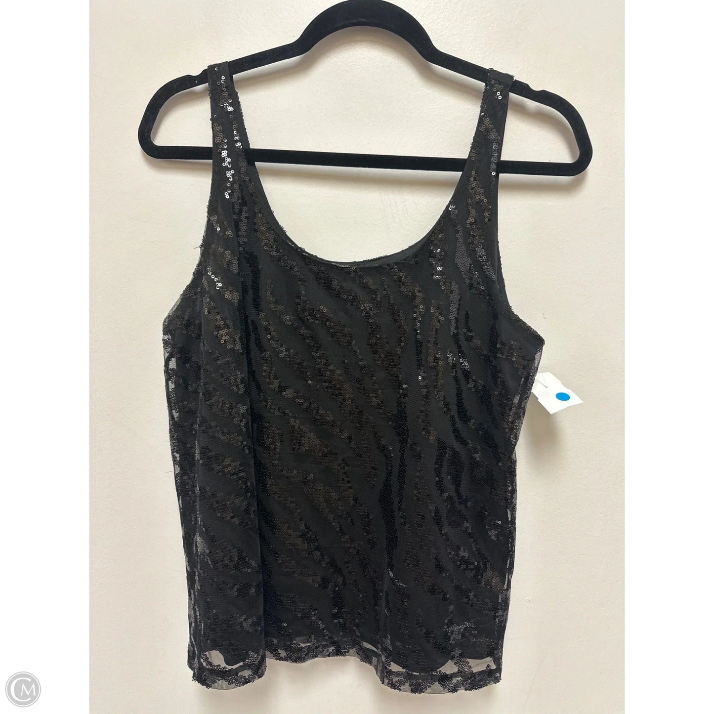 Top Sleeveless By Clothes Mentor In Black, Size: L