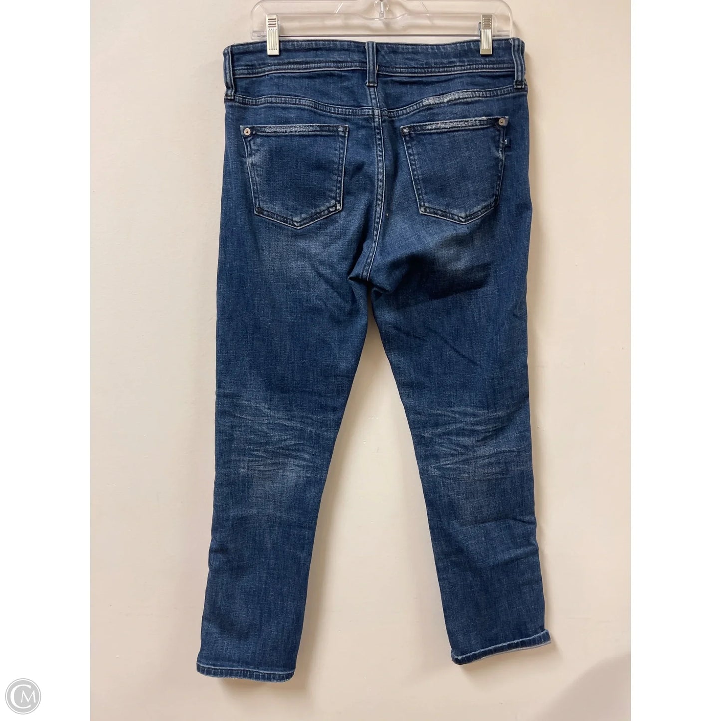 Jeans Straight By Pilcro In Blue Denim, Size: 8