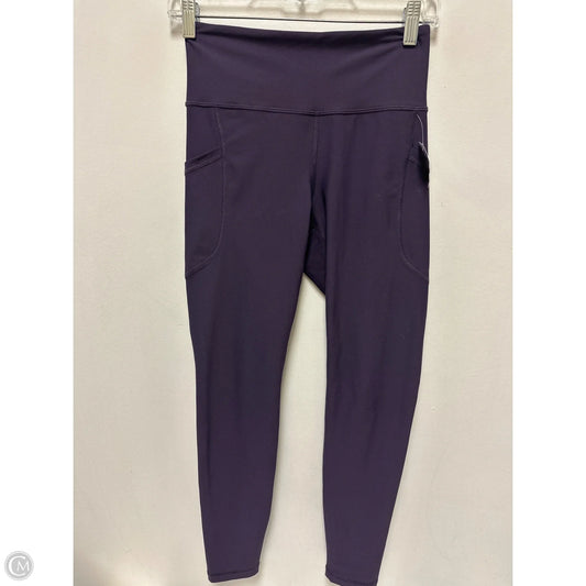 Athletic Leggings By Old Navy In Purple, Size: S