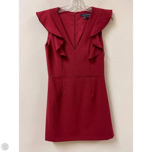 Dress Casual Short By French Connection In Red, Size: M