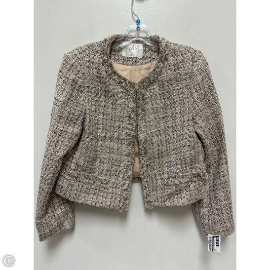Blazer By Clothes Mentor In Cream, Size: L
