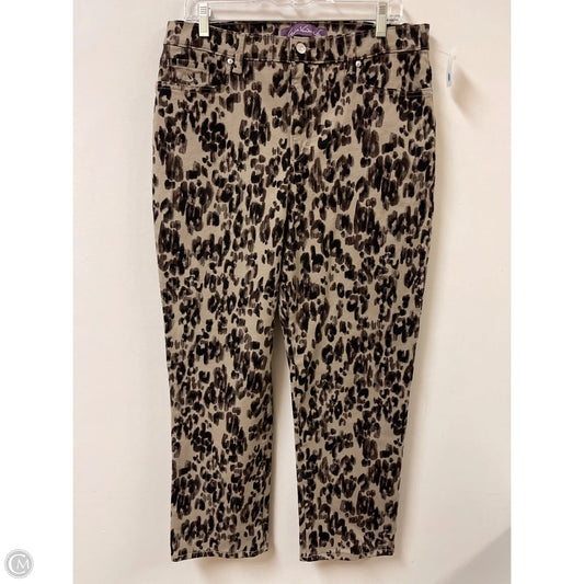 Jeans Skinny By Gloria Vanderbilt In Animal Print, Size: 12