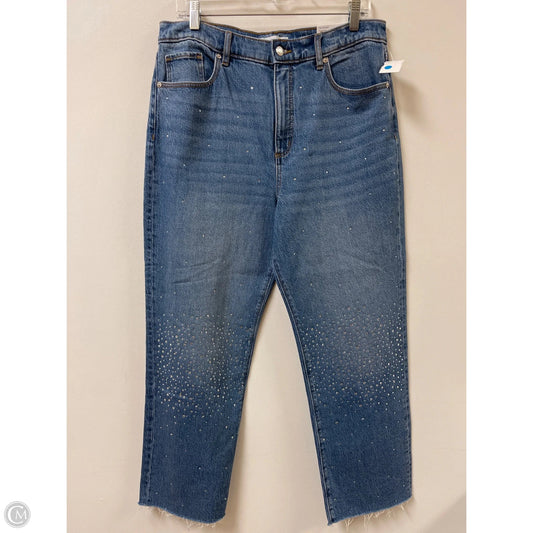 Jeans Straight By Loft In Blue Denim, Size: 12