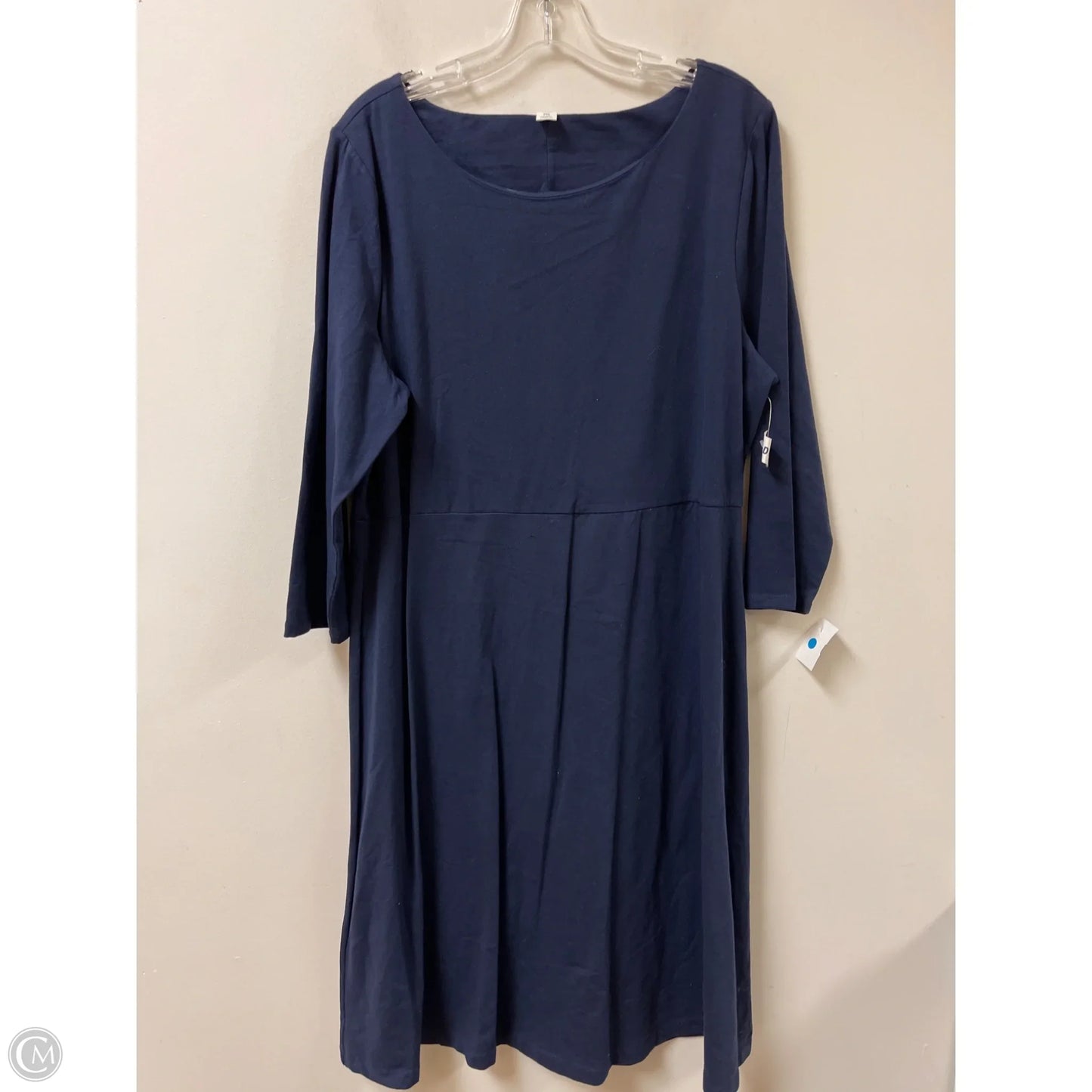 Dress Casual Midi By Old Navy In Navy, Size: 1x