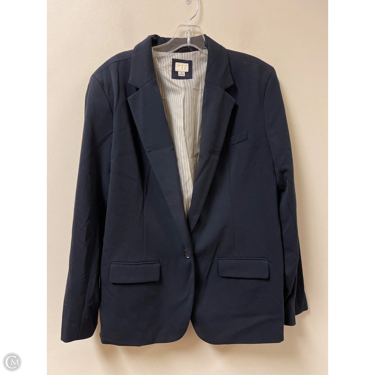 Blazer By A New Day In Navy, Size: 1x
