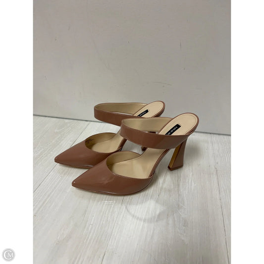 Shoes Heels Block By Nine West In Brown, Size: 10