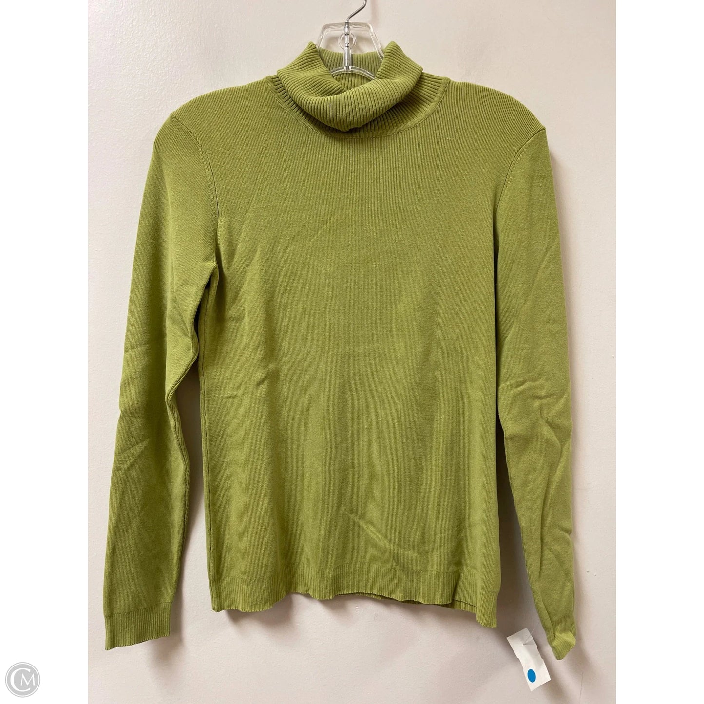 Top Long Sleeve By Chicos In Green, Size: S