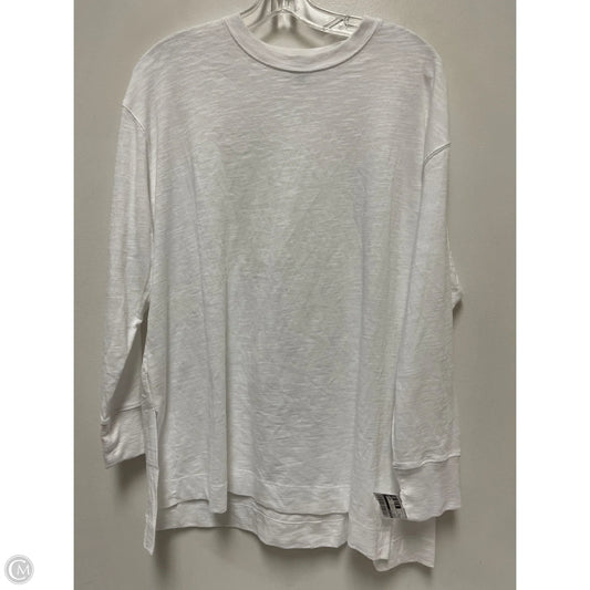 Tunic Long Sleeve By Old Navy In White, Size: S