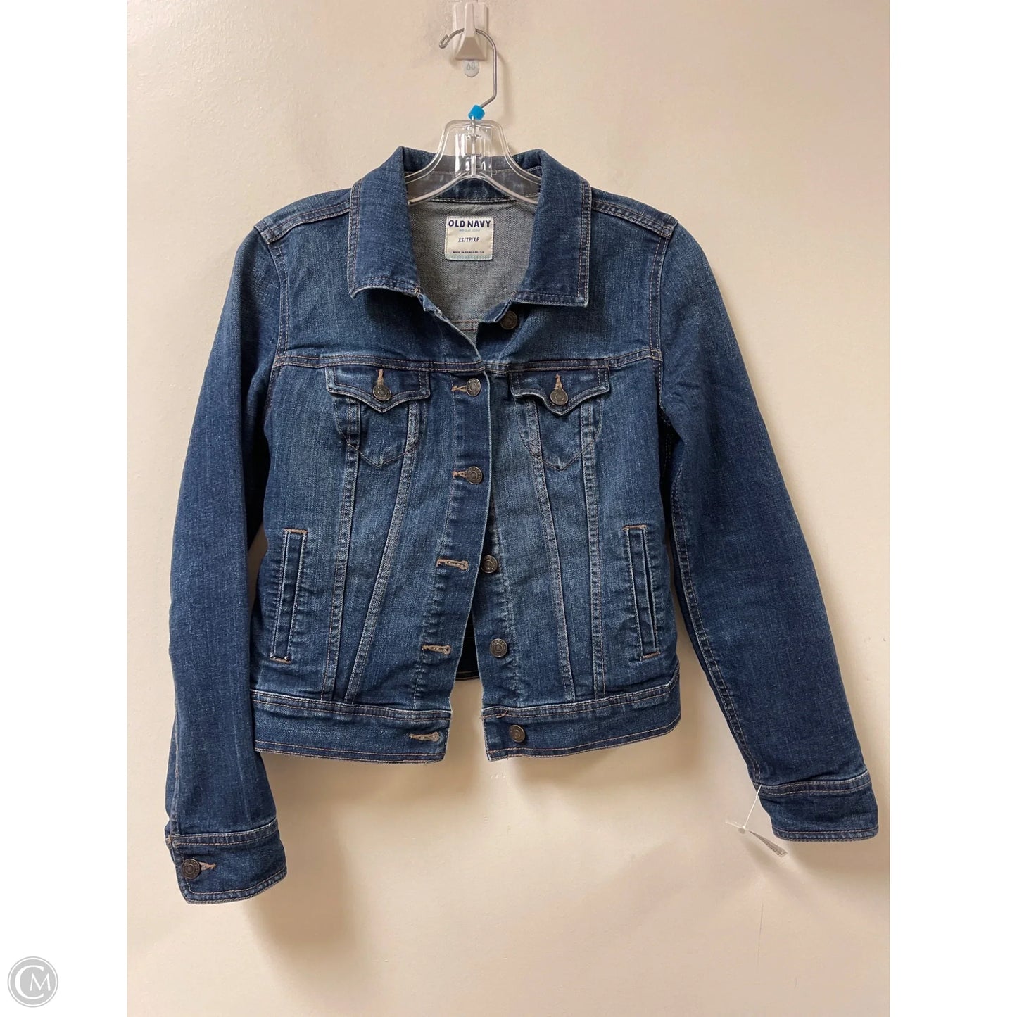 Jacket Denim By Old Navy In Blue Denim, Size: Xs