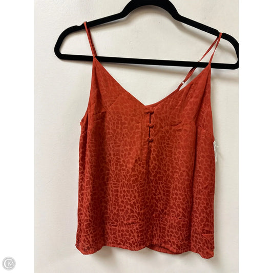 Top Sleeveless By A New Day In Orange, Size: Xs