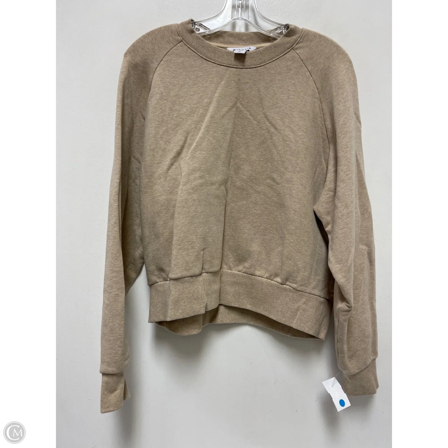 Athletic Sweatshirt Crewneck By Athleta In Cream, Size: M