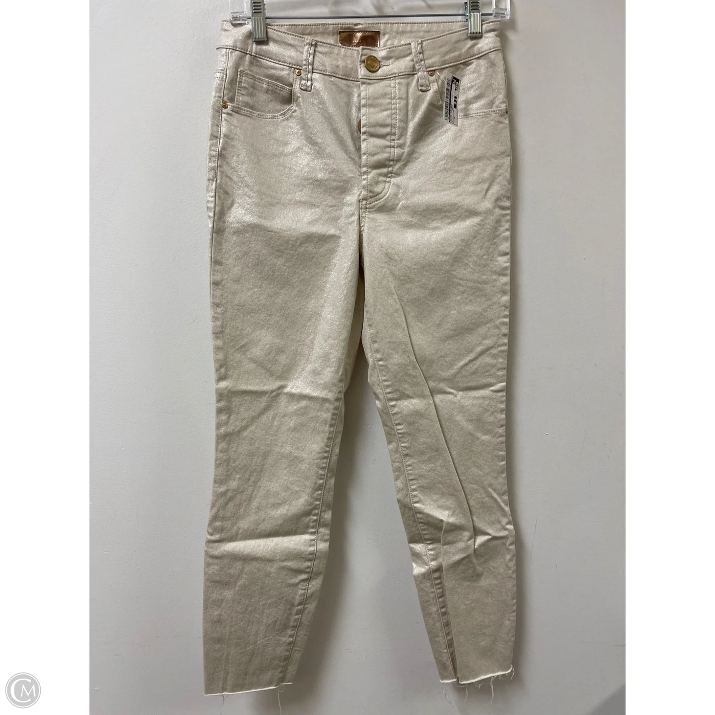 Jeans Skinny By Kut In Cream, Size: 6