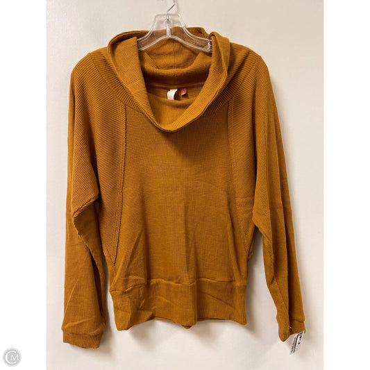 Top Long Sleeve By Pilcro In Yellow, Size: S