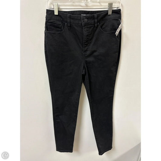 Jeans Skinny By Chicos In Black Denim, Size: 6