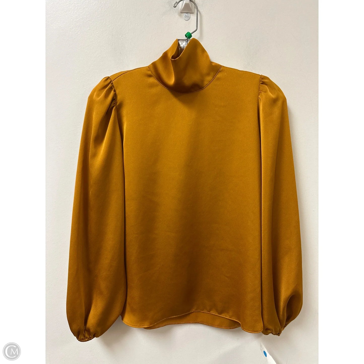 Top Long Sleeve By Ann Taylor In Yellow, Size: Xsp
