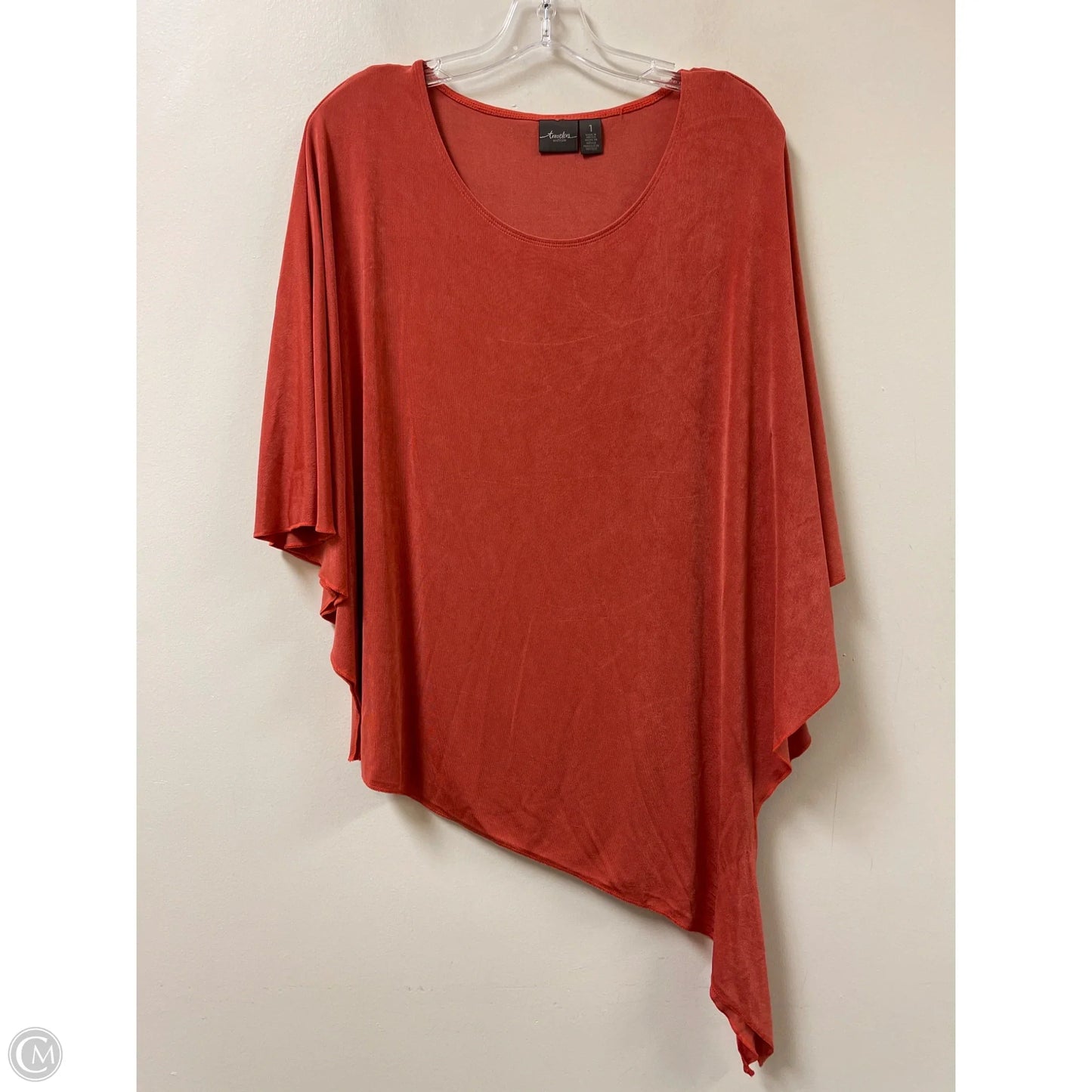 Top Short Sleeve By Chicos In Orange, Size: M