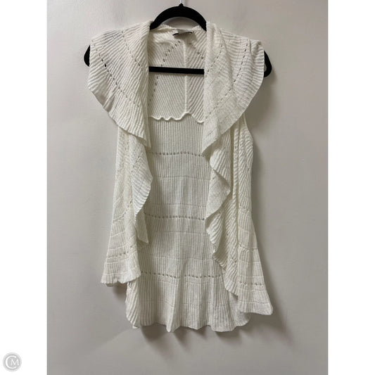 Vest Other By Loft In White, Size: Xs