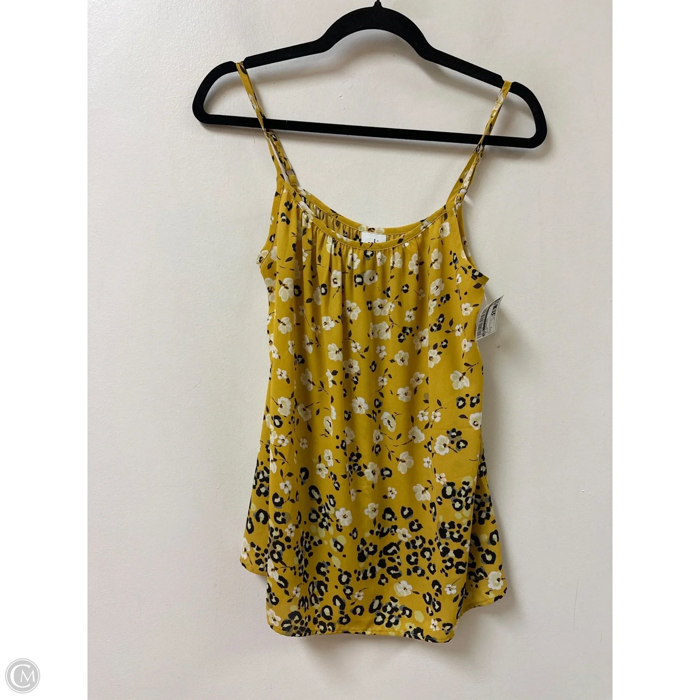 Top Sleeveless By Cabi In Yellow, Size: S