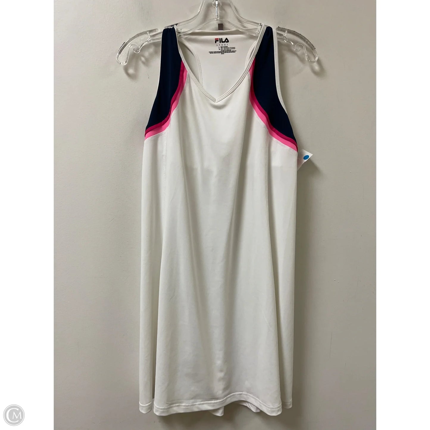 Athletic Dress By Fila In White, Size: L
