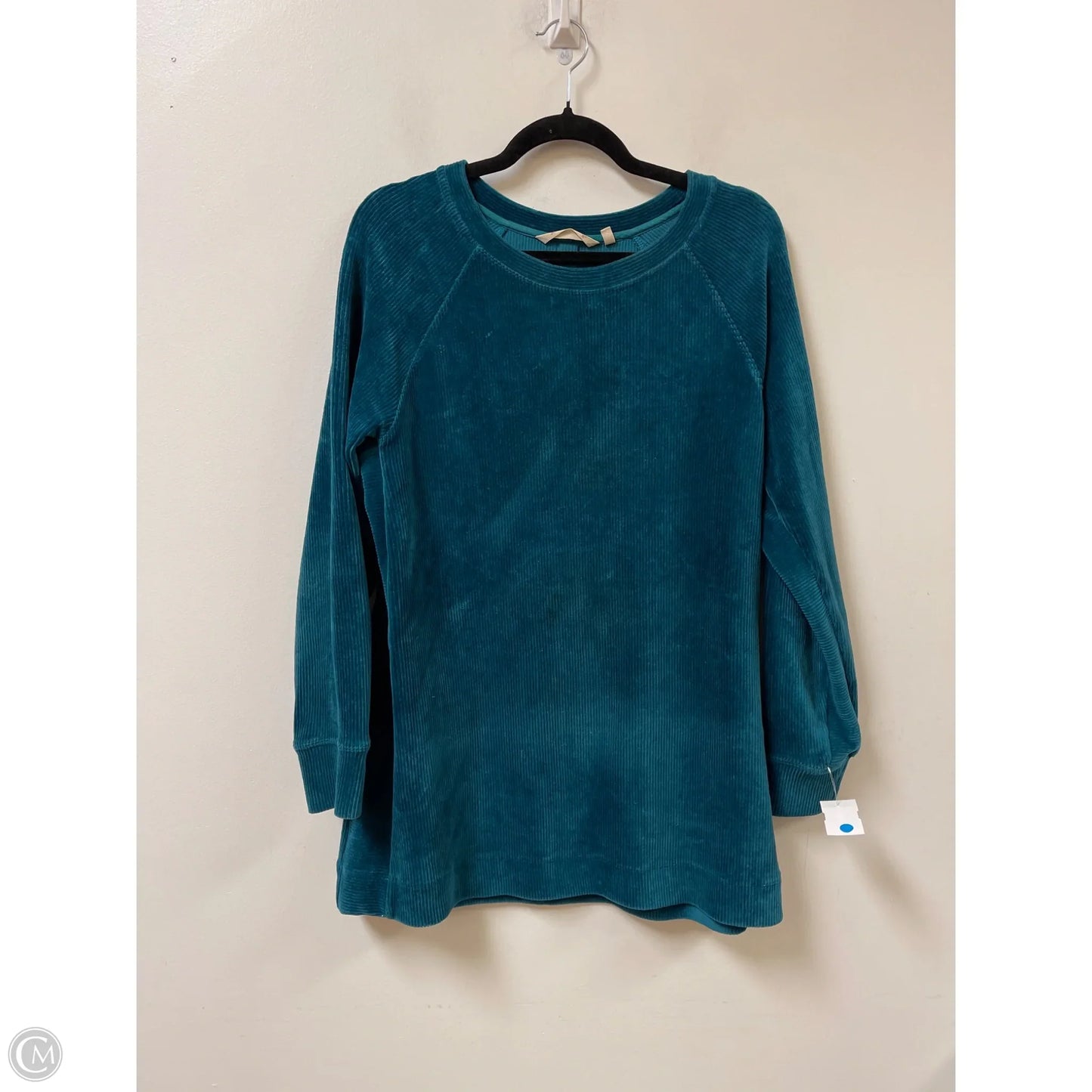 Sweater By Soft Surroundings In Teal, Size: M