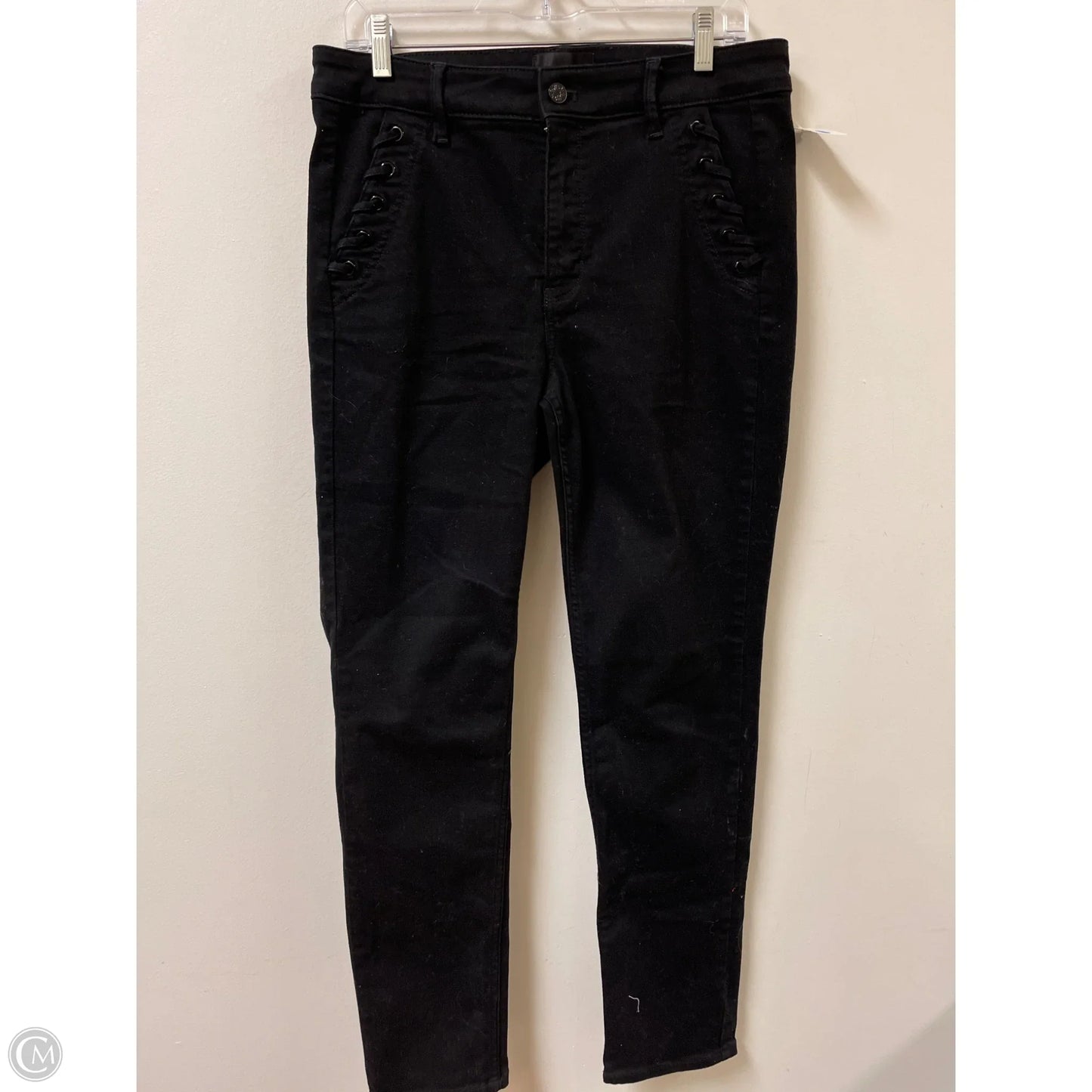 Jeans Skinny By White House Black Market In Black Denim, Size: 10
